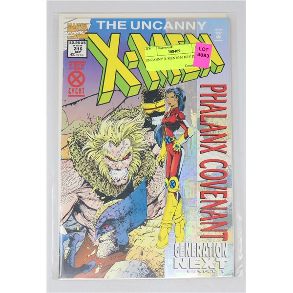 UNCANNY X-MEN #316 KEY ISSUE