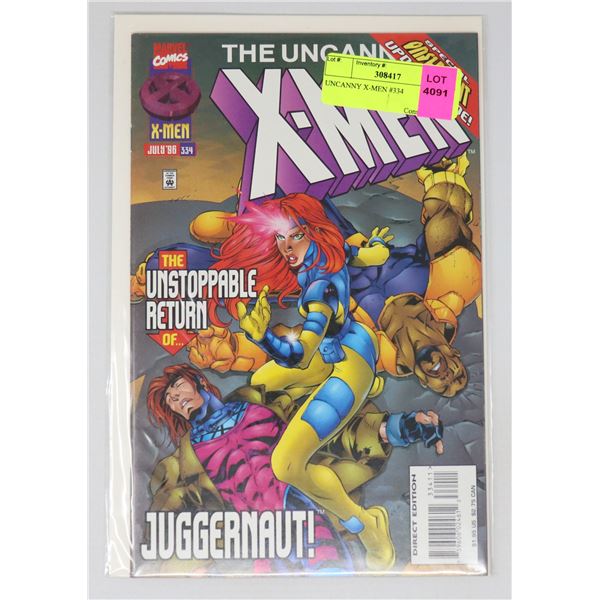 UNCANNY X-MEN #334