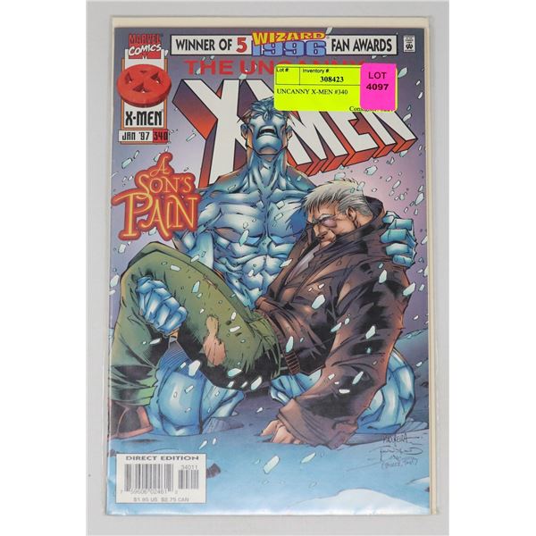 UNCANNY X-MEN #340