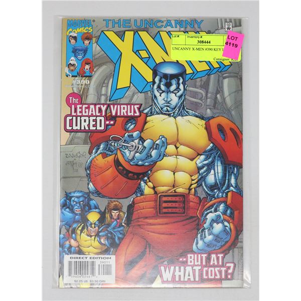 UNCANNY X-MEN #390 KEY ISSUE