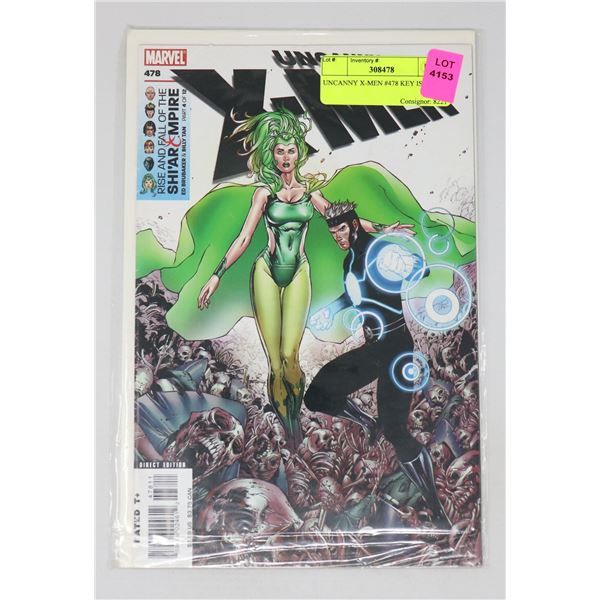 UNCANNY X-MEN #478 KEY ISSUE