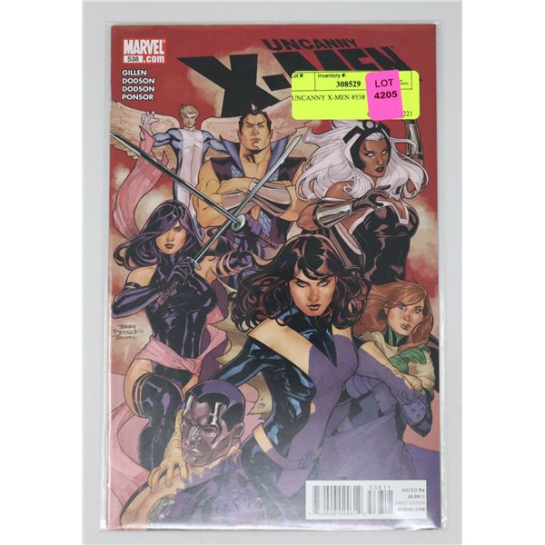 UNCANNY X-MEN #538
