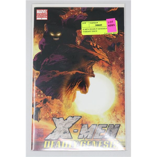 X-MEN DEADLY GENESIS #1 RARE VARIANT ISSUE