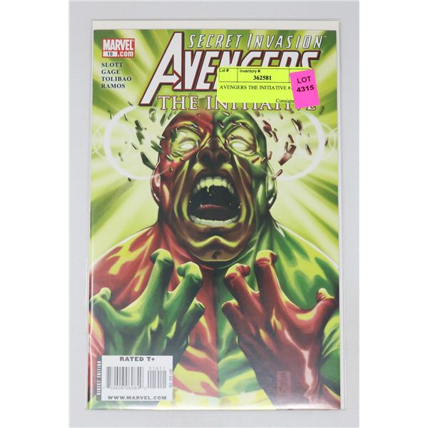 AVENGERS THE INITIATIVE #19