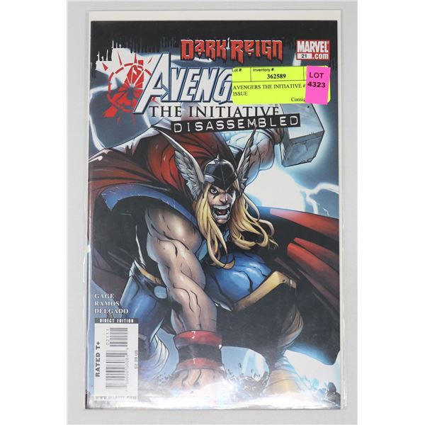 AVENGERS THE INITIATIVE #22 KEY ISSUE