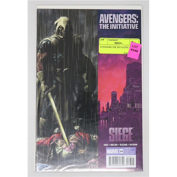 AVENGERS THE INITIATIVE #33