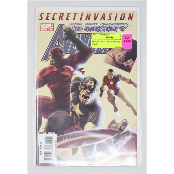 THE MIGHTY AVENGERS #12 KEY ISSUE