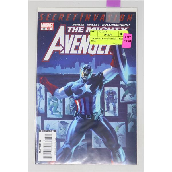 THE MIGHTY AVENGERS #13 KEY ISSUE