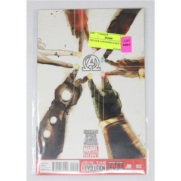 THE NEW AVENGERS #2 KEY ISSUE