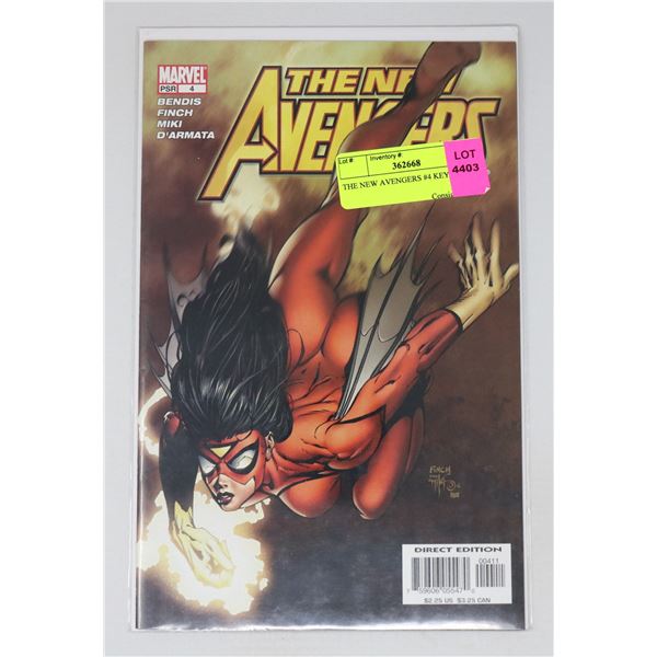 THE NEW AVENGERS #4 KEY ISSUE
