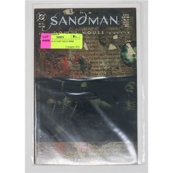 SANDMAN #13 KEY ISSUE $$$$$