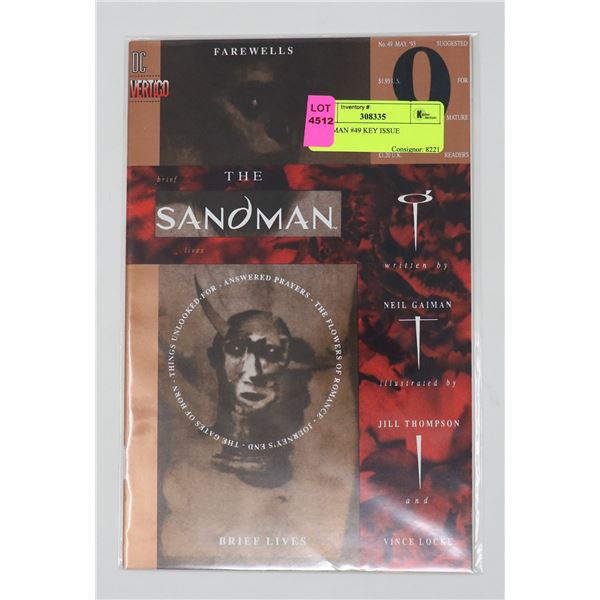SANDMAN #49 KEY ISSUE