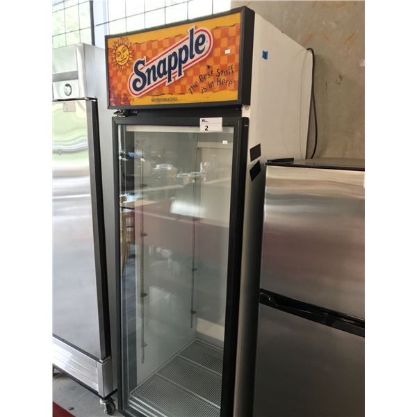HABCO GLASS DOOR VERTICAL 28"W X 31"D X 80"H COOLER