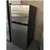 Image 1 : MOFFAT STAINLESS STEEL AND BLACK FRIDGE/FREEZER COMBO 24"W X 28"D X 60"H