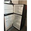 Image 2 : MOFFAT STAINLESS STEEL AND BLACK FRIDGE/FREEZER COMBO 24"W X 28"D X 60"H