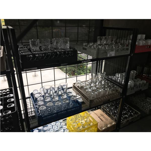 LOT OF GLASSWARE