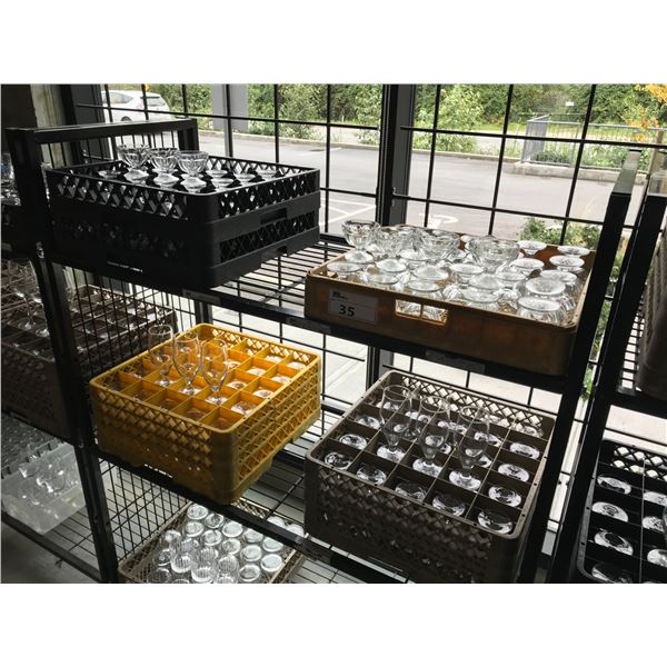 LOT OF GLASSWARE, CUPS AND ICE-CREAM CUPS