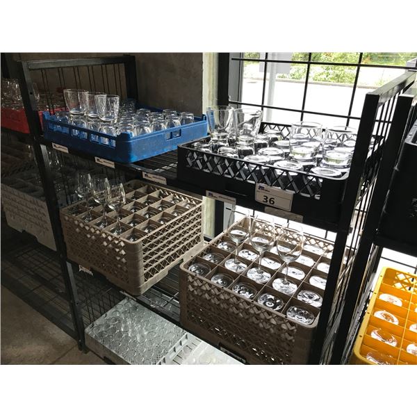 LOT OF GLASSWARE