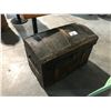 Image 2 : 30"W X 18"D X 22H" WOODEN TREASURE CHEST 30"W X 18"D  23"H