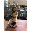 Image 2 : WOODEN TABLE TOP CHEF STATUE 25"H X 8"W