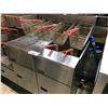 Image 3 : PITCO GAS  DUAL STATION STAINLESS STEEL DEEP FRYER 78"W X 30"D X 38"H