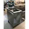 Image 1 : STAINLESS STEEL MOBILE SERVING STATION 20"W X 37"D X 39"H