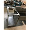 Image 2 : STAINLESS STEEL MOBILE SERVING STATION 20"W X 37"D X 39"H