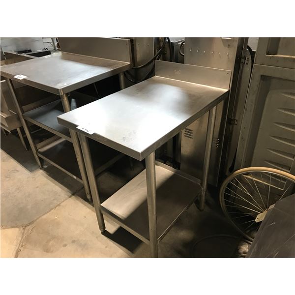 QUEST STAINLESS STEEL PREP TABLE 20"W X 30"D X 36"H