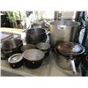 Image 2 : LARGE LOT OF COMMERCIAL GRADE POTS