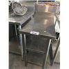Image 2 : STAINLESS STEEL 8"W X 36"D X 33"H PREP TABLE