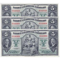 Banque Canadienne Nationale $5 note 1935