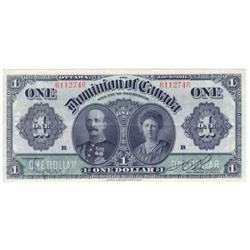 Dominion of Canada, $1.00 note 1911, EF
