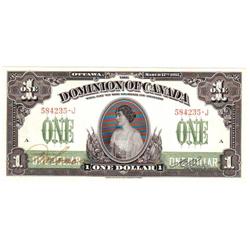 Dominion of Canada, $1.00 note 1917, EF
