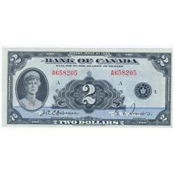 Bank of Canada, $2.00 note 1935, EF