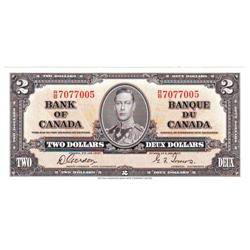 Bank of Canada, $2.00 note 1937,  UNC-60