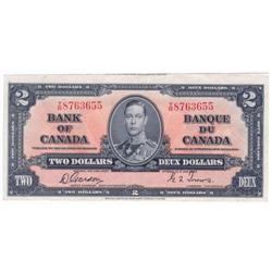 Bank of Canada, $2.00 note 1937, VF-EF,