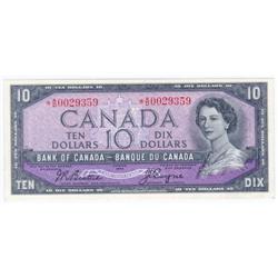 $10.00 Replacement note 1954, Choice UNC