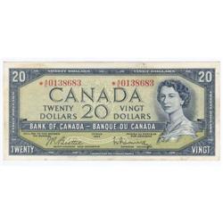 $20.00 Replacement note 1954, UNC