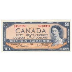 Bank of Canada, $50.00 1954, AU