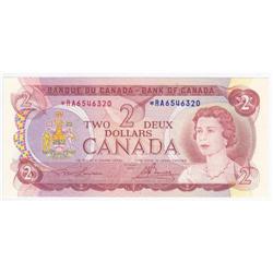 $2.00 Replacement note 1974, Gem UNC