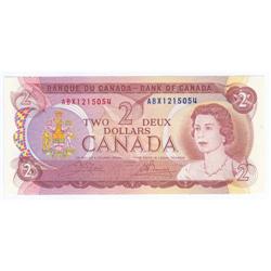 $2.00 Replacement note 1974, Gem UNC