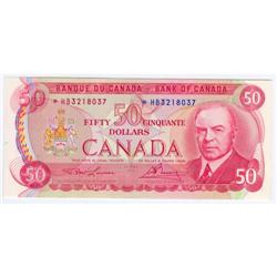 $50.00 Replacement note 1975, Gem UNC