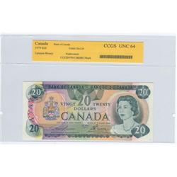 $20.00 Replacement note 1979, UNC-64