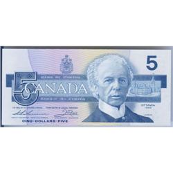 $5.00 Replacement note 1986, EF-AU