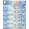 Image 2 : Special series of 5 x $5 notes 2001, UNC-65