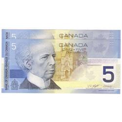 2 consec. $5 Replacement notes 2003, Gem UNC