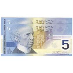 2 consec. $5 Replacement notes 2003, Gem UNC