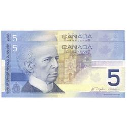 2 consec. $5.00 Insert notes 2004, Gem UNC