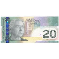 $20.00 Insert note 2005, Choice UNC