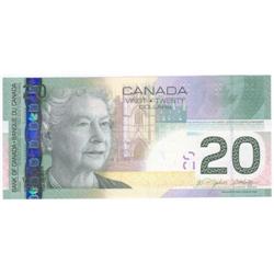 $20.00 Insert note 2005, Choice UNC